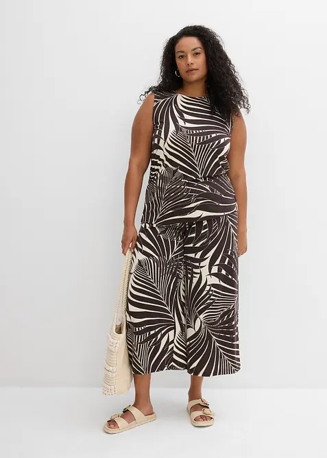 Jupe-culotte fluide en viscose mélangée, bonprix