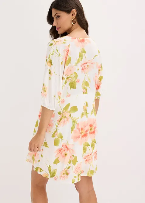 bedrucktes Tunika-Kleid aus fließender Viskose, bonprix