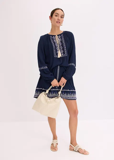 Minirock mit Stickerei, bonprix