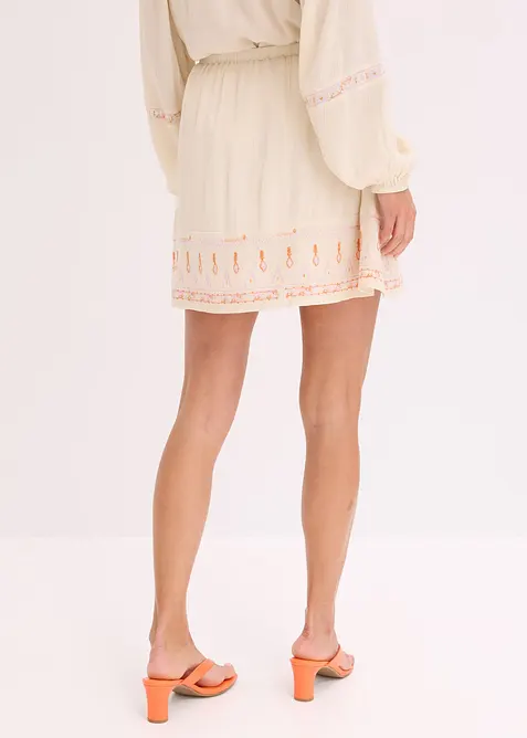 Minirock mit Stickerei, bonprix