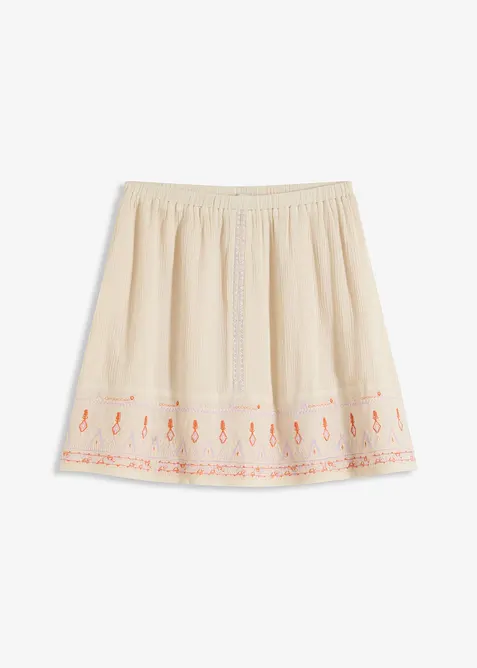 Minirock mit Stickerei, bonprix
