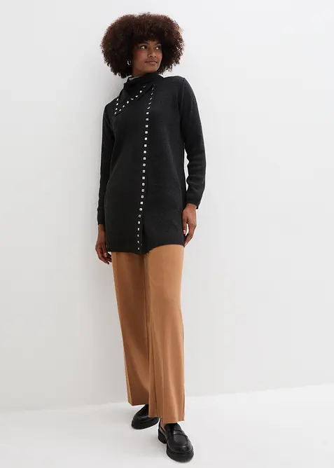 Marlenehose mit Ziergürtel, bonprix