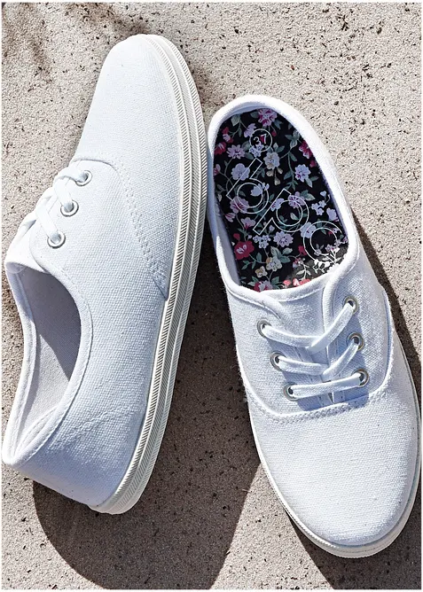 Sneaker aus Baumwoll-Canvas, bonprix
