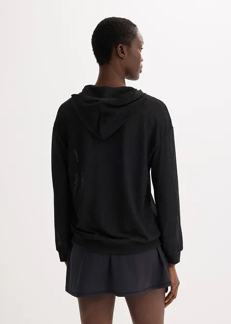 Veste de sport transparente en mesh, oversize, bonprix