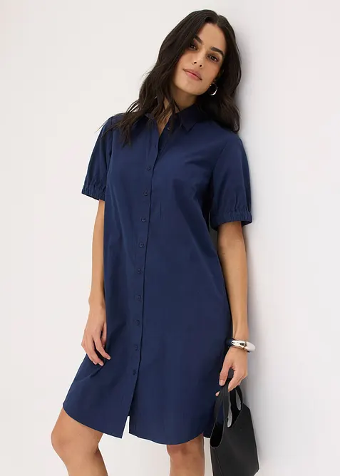 Robe en popeline de coton, bonprix