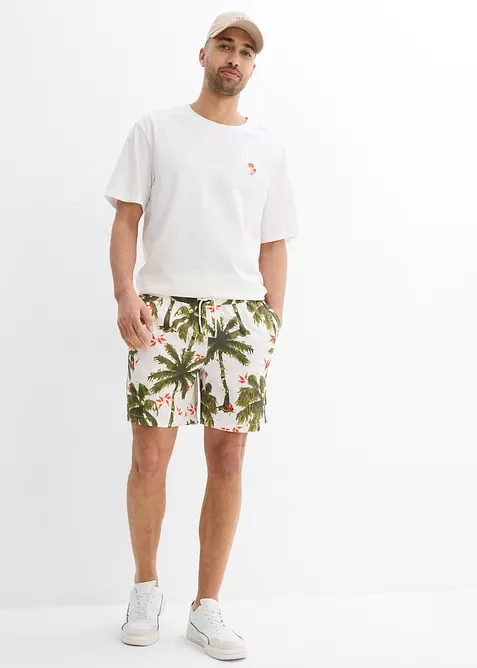 Short en viscose à taille élastiquée, loose, bonprix