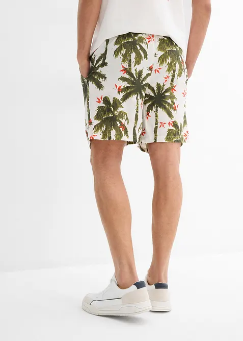 Short en viscose à taille élastiquée, loose, bonprix
