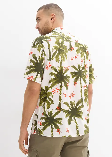 Chemise manches courtes en viscose, loose, bonprix