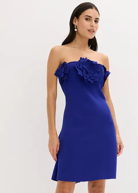 Bandeau-Kleid aus fester Scuba-Qualität, bonprix