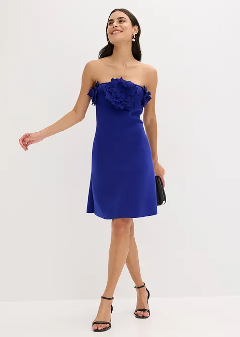 Bandeau-Kleid aus fester Scuba-Qualität, bonprix