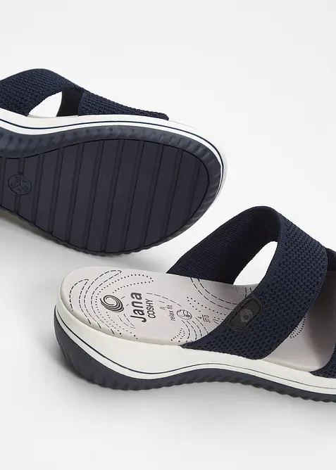 Jana Komfort-Keilpantoletten in bequemer Weite, Jana