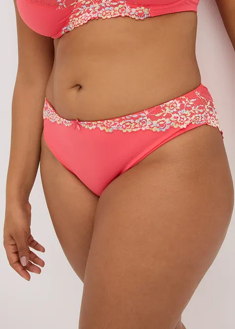 Slip mit filigraner Spitze (2er Pack), bonprix