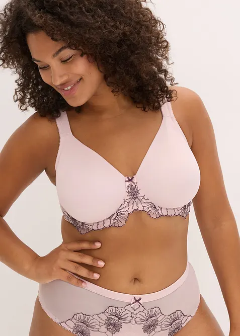 Soutien-gorge minimiseur à broderies, bonprix