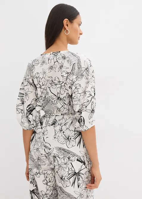 Blouse à manches courtes 100% coton, bonprix