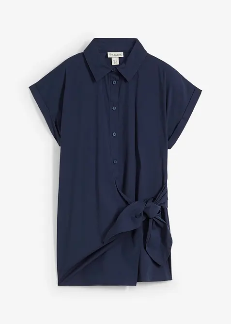 Blouse manches courtes à nouer, bonprix