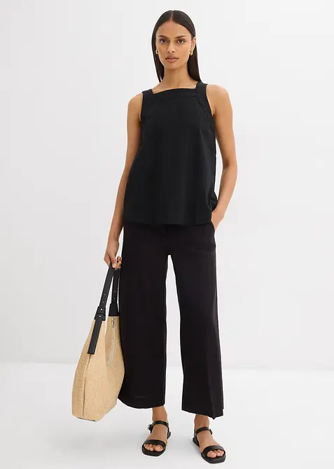 Culotte mit elastischem Bund aus Viskose-Mix, bonprix