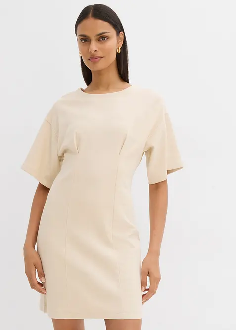 Shirtkleid aus reiner Baumwolle, bonprix