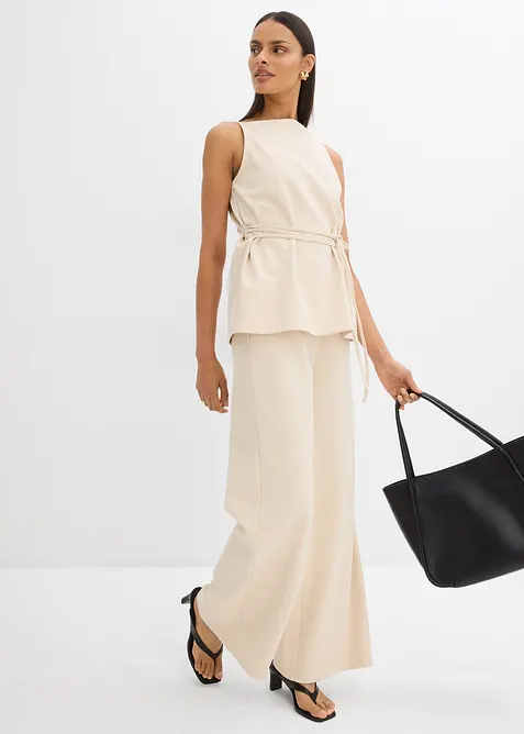 Top aus Piqué, bonprix