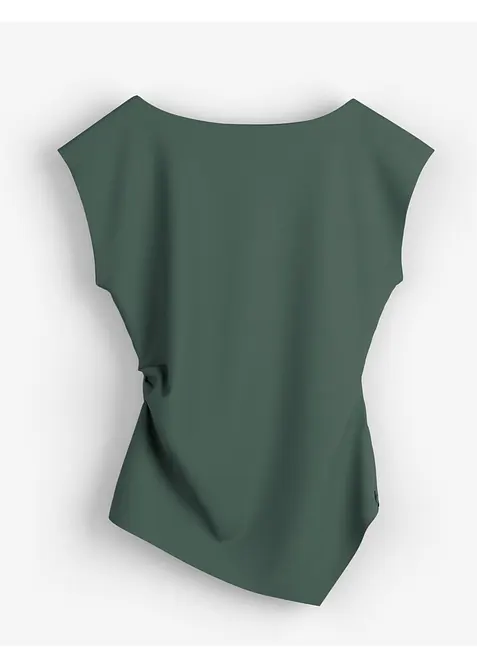 Top asym&eacute;trique en mati&egrave;re n&eacute;opr&egrave;ne, bonprix