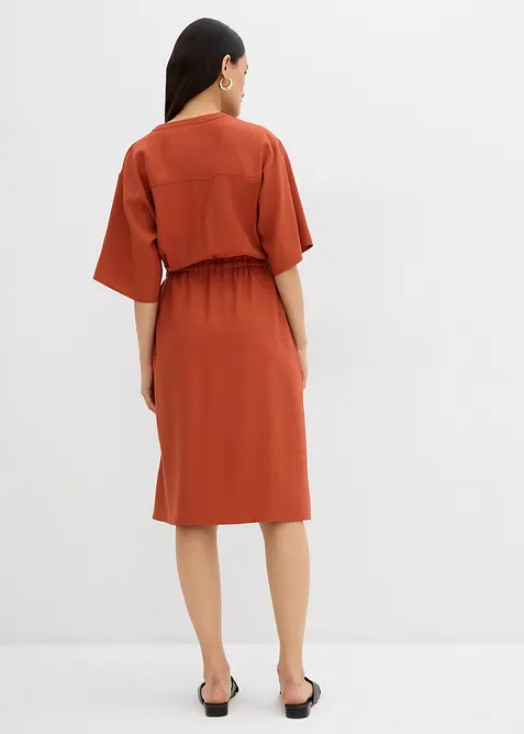 Robe caftan en fine viscose, bonprix