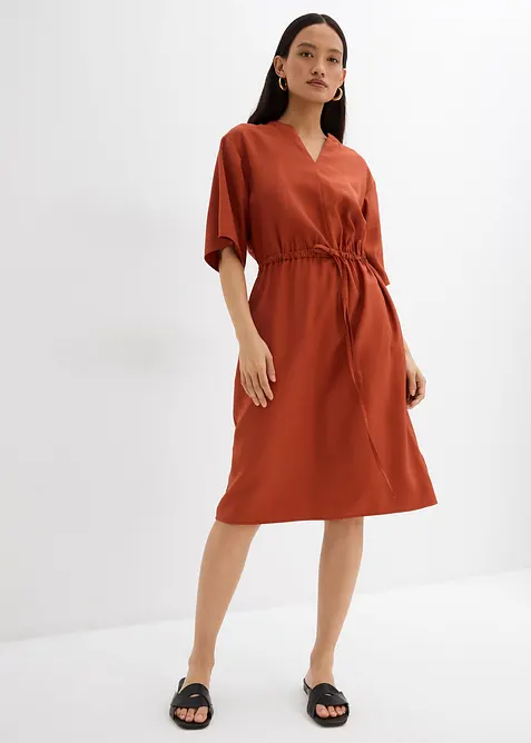 Robe caftan en fine viscose, bonprix