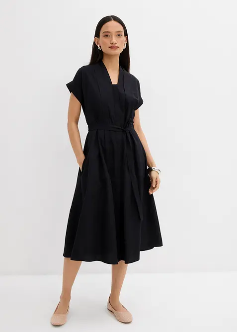 Robe caftan &eacute;vas&eacute;e, bonprix