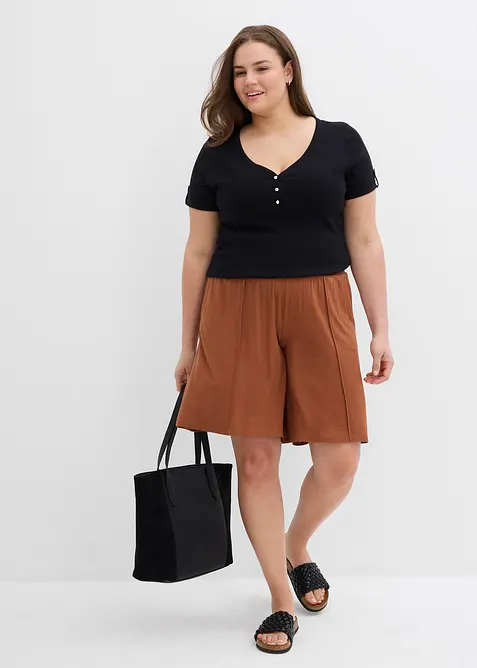 Bermuda en jersey à taille élastiquée, bonprix