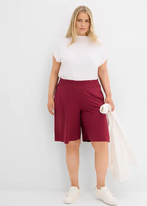 Bermuda en jersey viscose extensible, bonprix