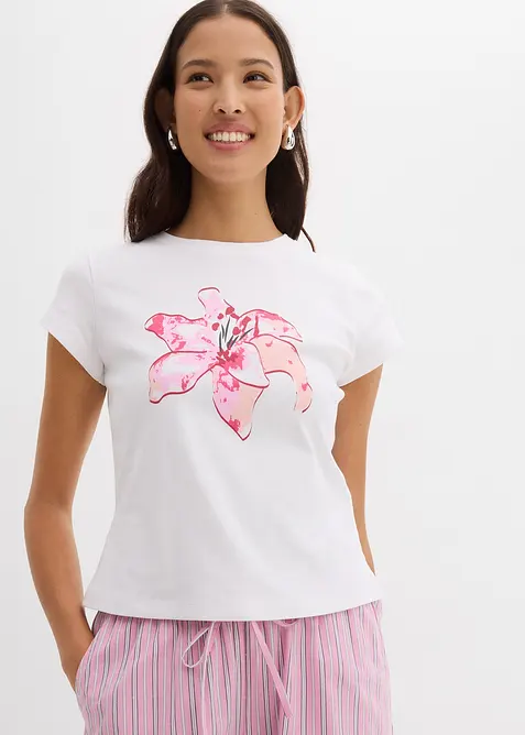 T-Shirt aus reiner Bio-Baumwolle, bonprix