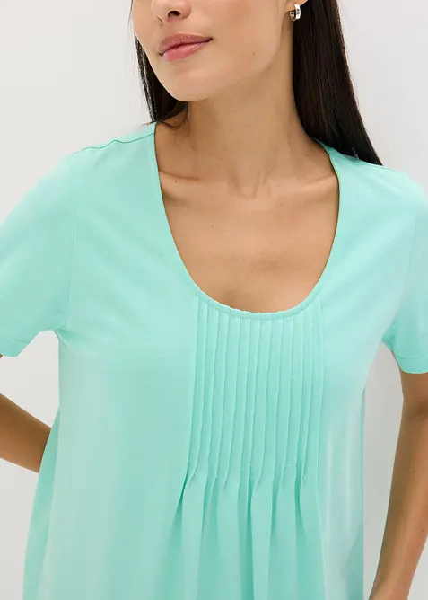 Chemise de nuit avec plis, bonprix