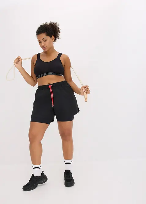 Short de sport 2-en-1 ultra-l&eacute;ger, bonprix