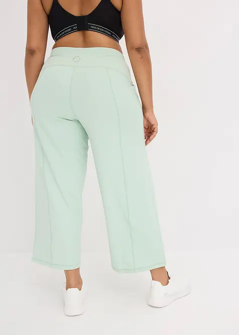 Komfort-Sporthose mit weitem Bein, schnelltrocknend, bonprix