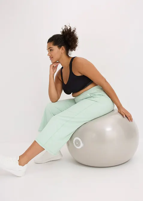 Komfort-Sporthose mit weitem Bein, schnelltrocknend, bonprix