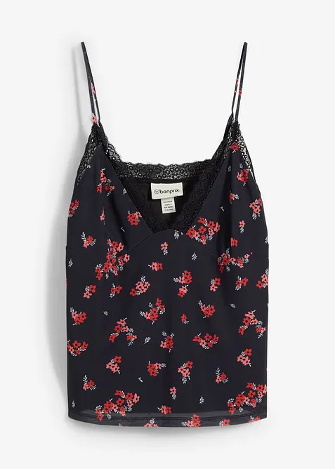 Spaghettitr&auml;ger-Top aus Mesh, bonprix