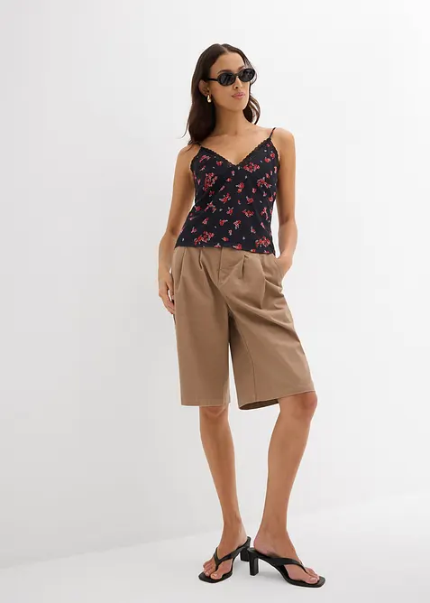 Spaghettitr&auml;ger-Top aus Mesh, bonprix