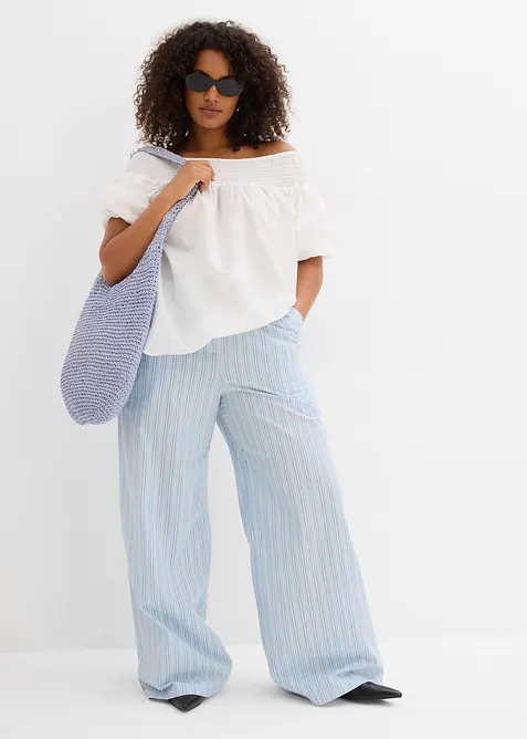 Pantalon  jogger 100% coton, bonprix