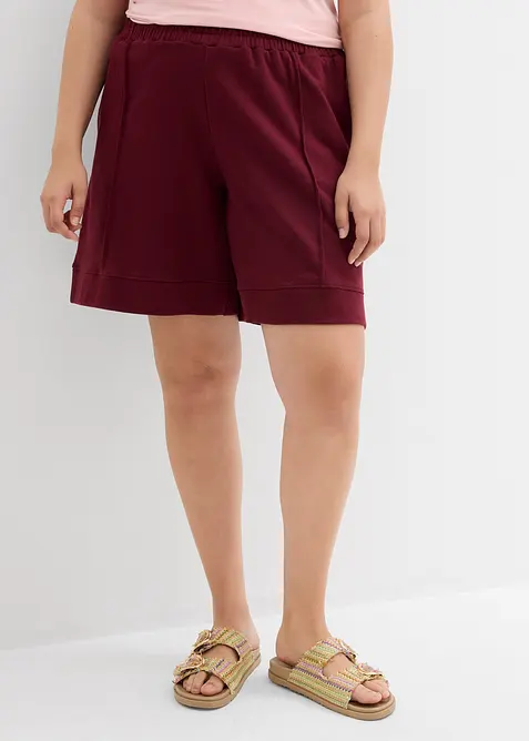 Short en molleton de coton mélangé, bonprix