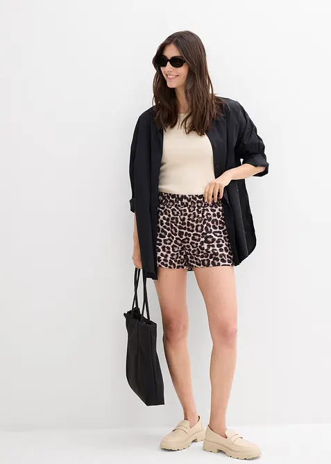 Shorts mit elastischem Bund, bonprix