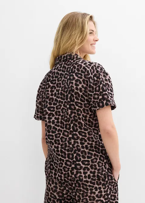 Oversize-Bluse aus Musselin, bonprix