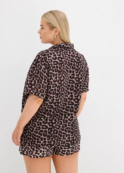 Chemisier oversize en gaze de coton, bonprix