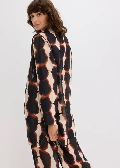 Blouse longue à imprimé batik, bonprix