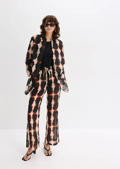 Blouse longue à imprimé batik, bonprix