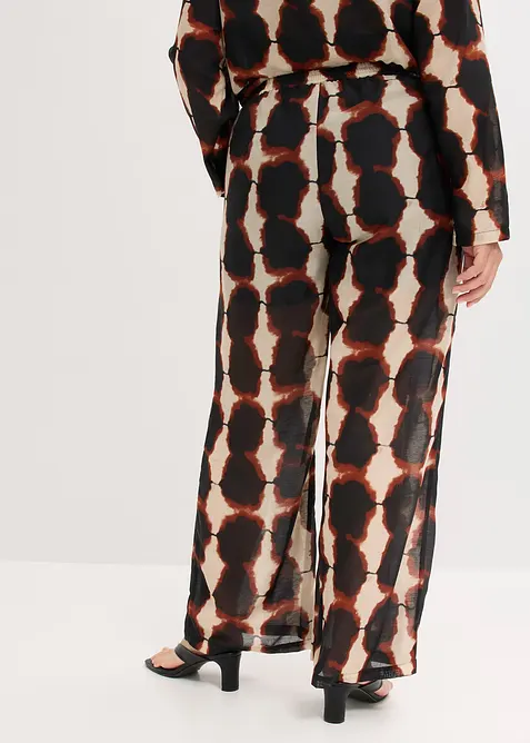 Pantalon ample à imprimé batik, bonprix