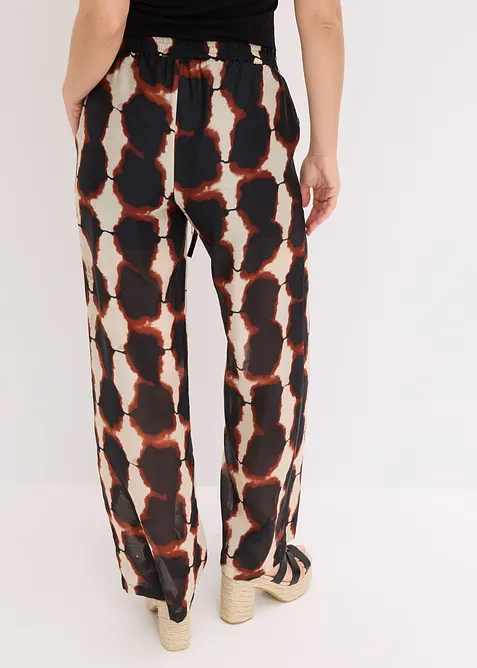 Pantalon ample à imprimé batik, bonprix