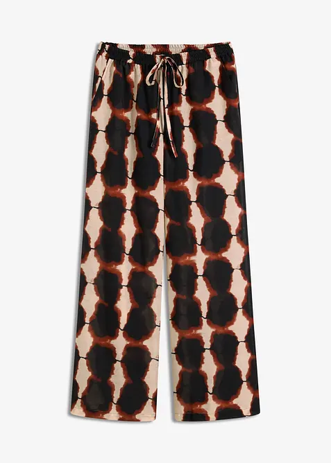 Pantalon ample à imprimé batik, bonprix