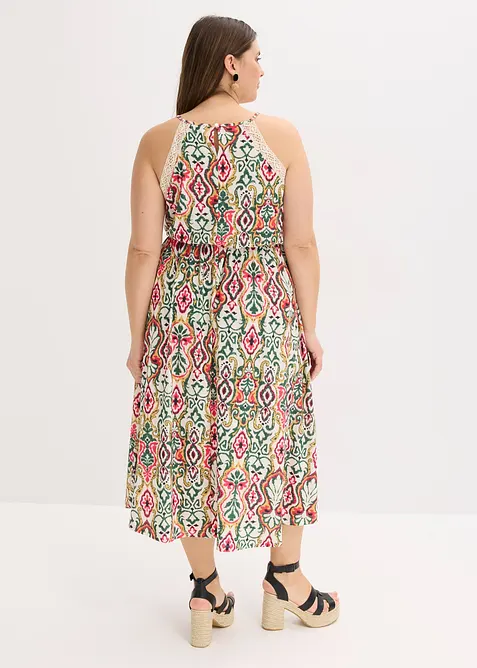 Midikleid mit Spitze, bonprix