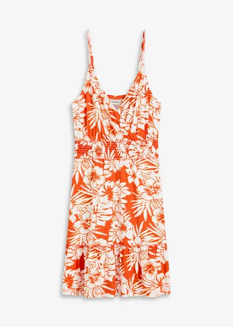 bedrucktes Trägerkleid aus softem Viskose-Mix, bonprix