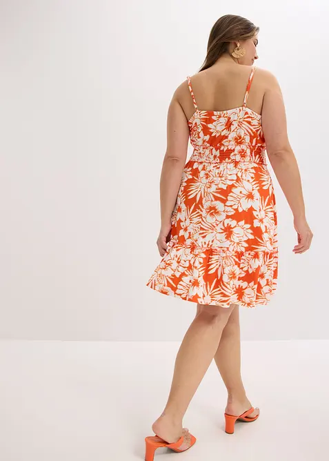 bedrucktes Tr&auml;gerkleid aus softem Viskose-Mix, bonprix