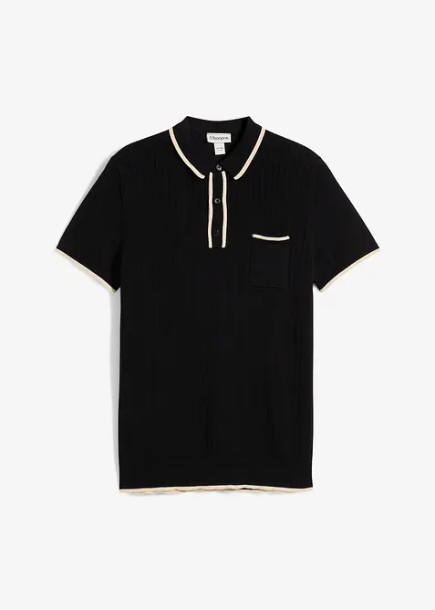 Polo à détails contrastants, bonprix