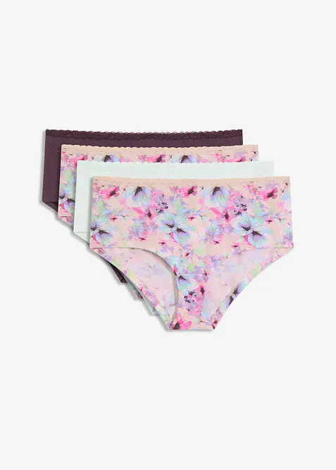 Maxipanty mit Bio-Baumwolle (4er Pack), bonprix